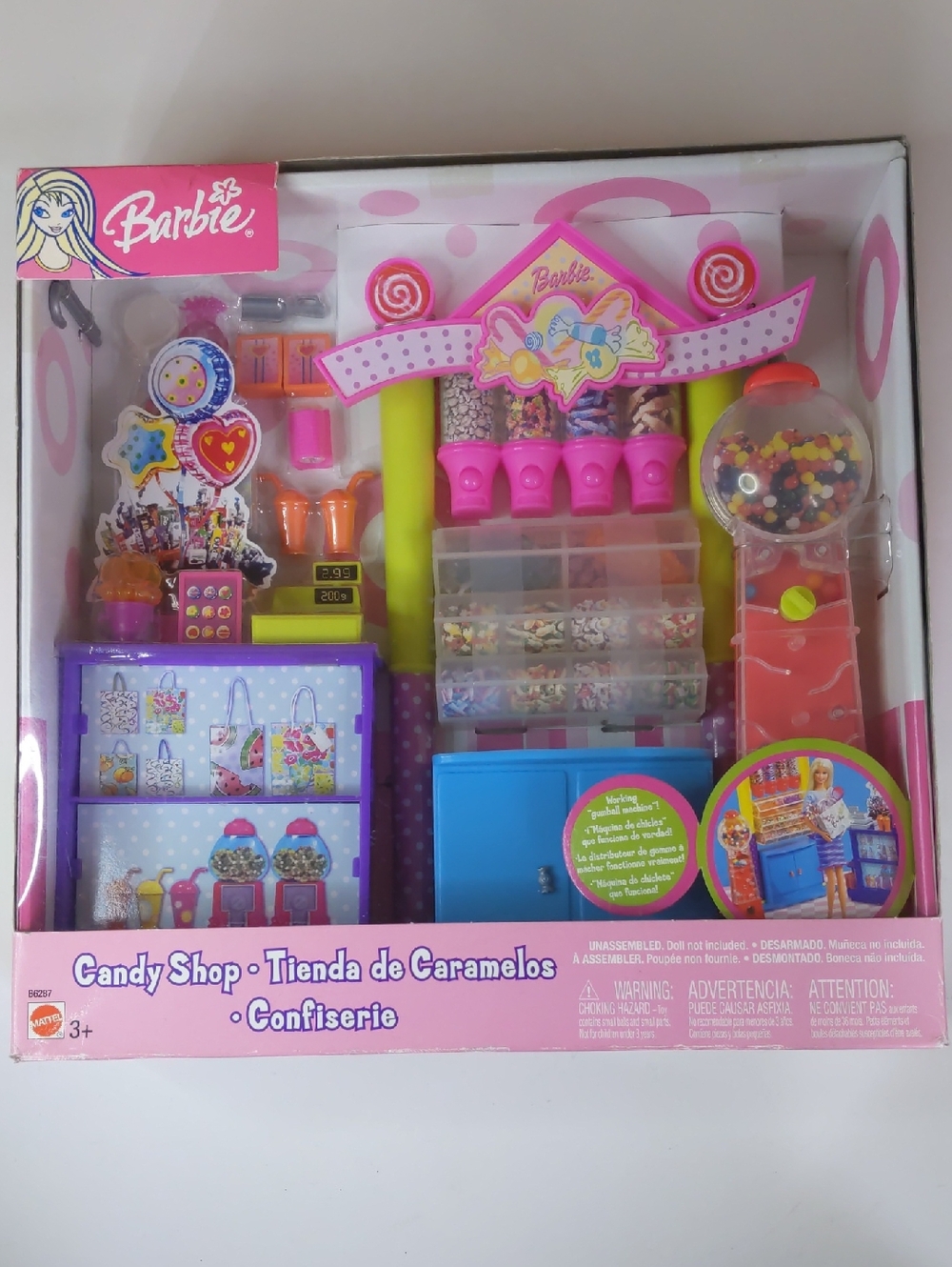 Vintage Barbie Candy Shop Playset - Mattel 2003 B6287 NIB